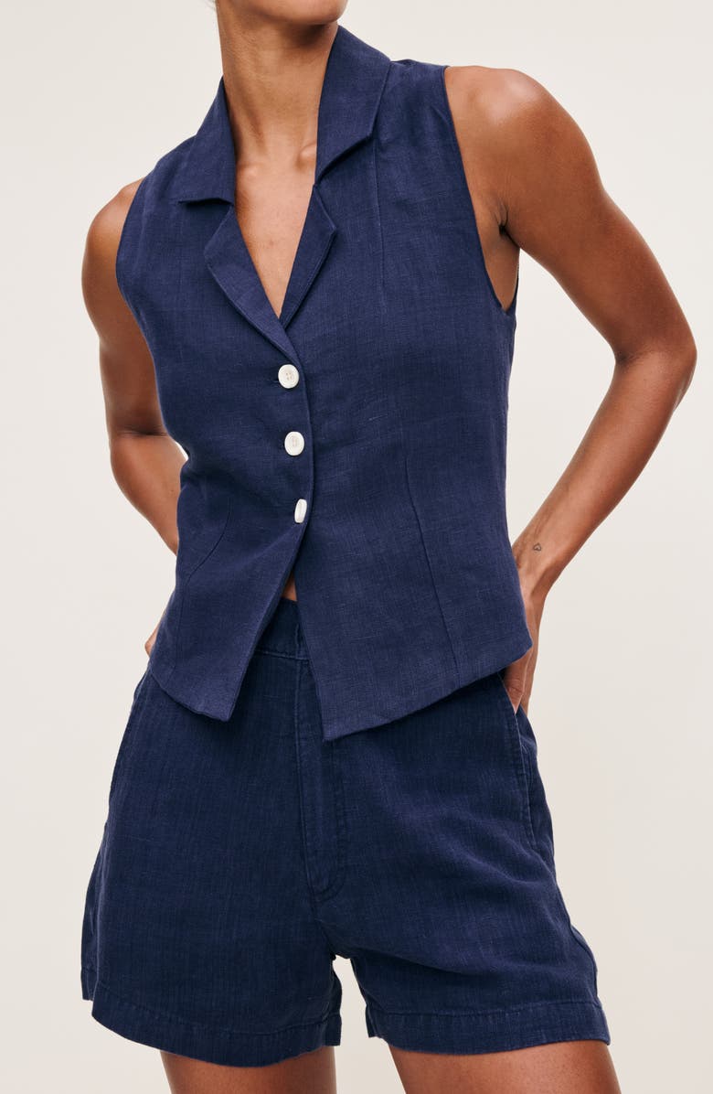 DL1961 Taylor Linen Shorts, Alternate, color, 