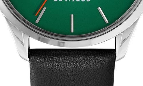 Ted Baker Leytonn Leather Strap Watch, 40mm In Black