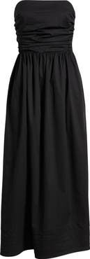 Lulus Joey Strapless Midi Dress