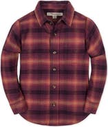 Hope & Henry Kids' Organic Long Sleeve Flannel Button Down Shirt