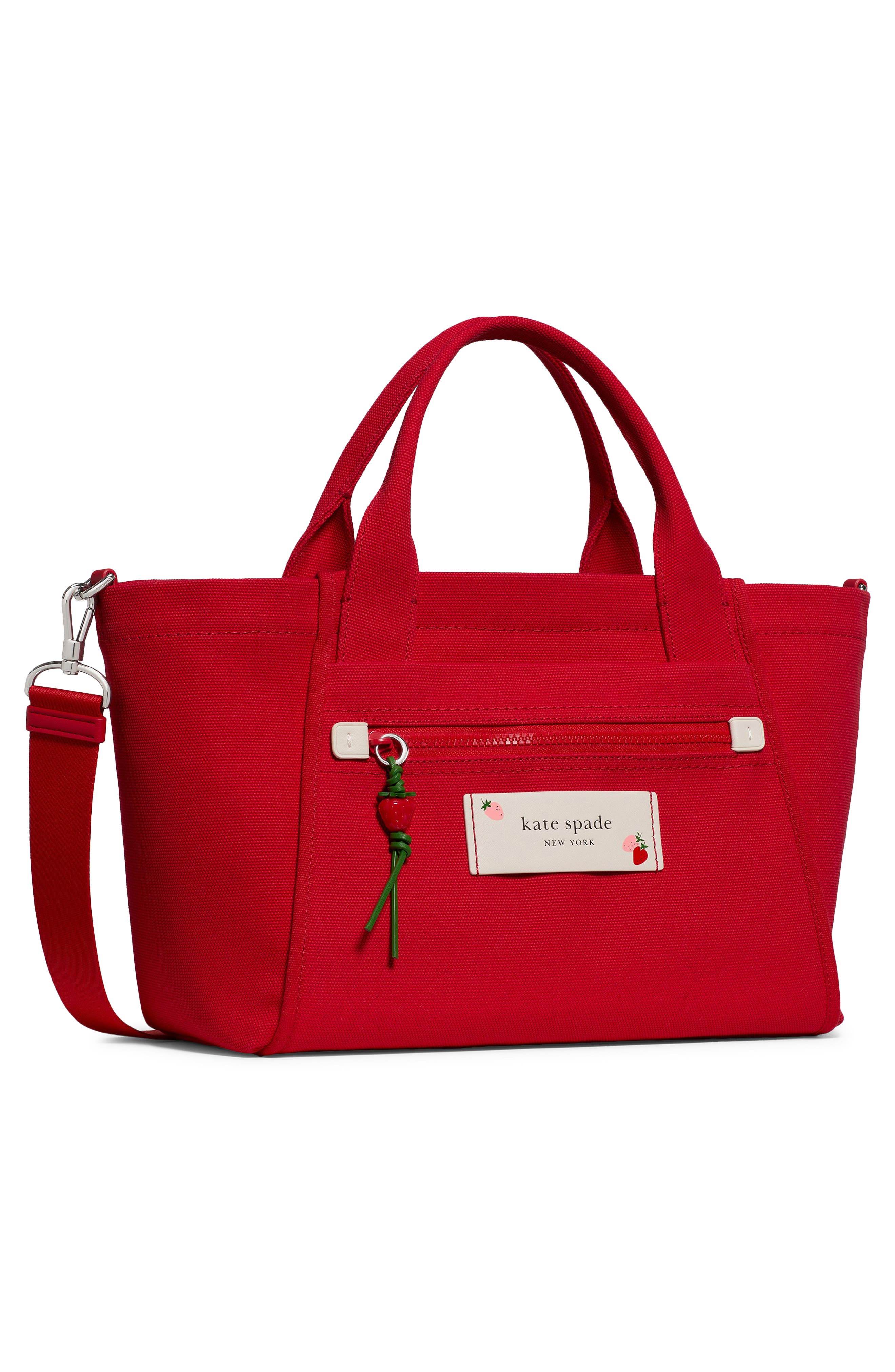 Kate Spade New York dash canvas tote, Alternate, color, Ruby Red