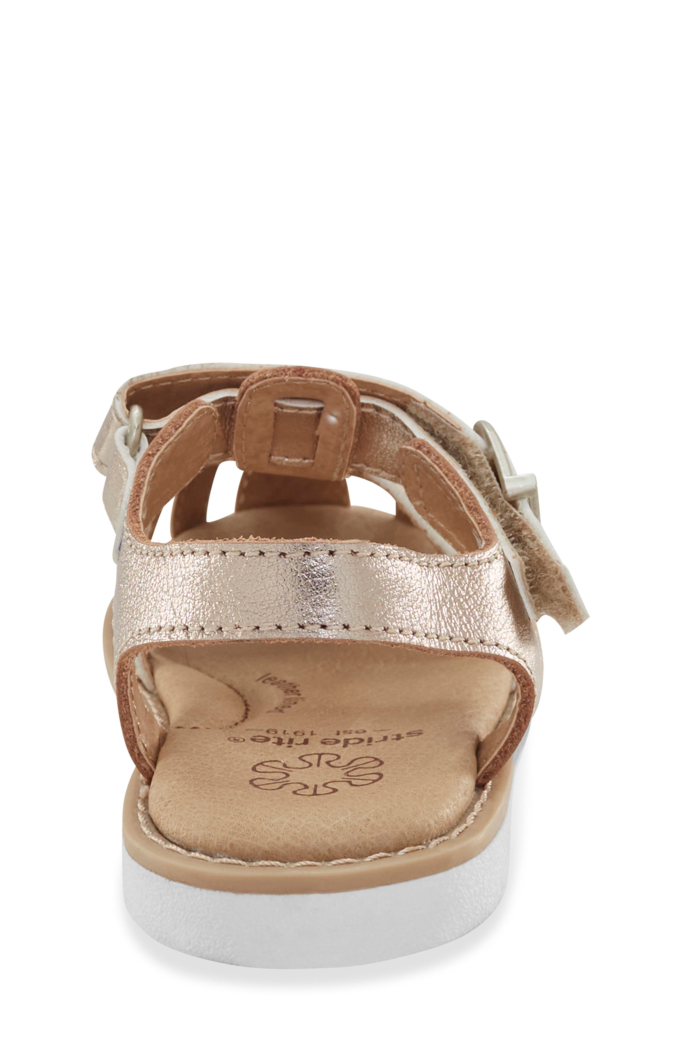Stride Rite Kids' SRtech Renee Ankle Strap Sandal, Alternate, color, 