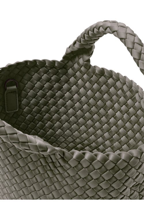 Naghedi St. Barths Small Woven Tote Bag In Laurel