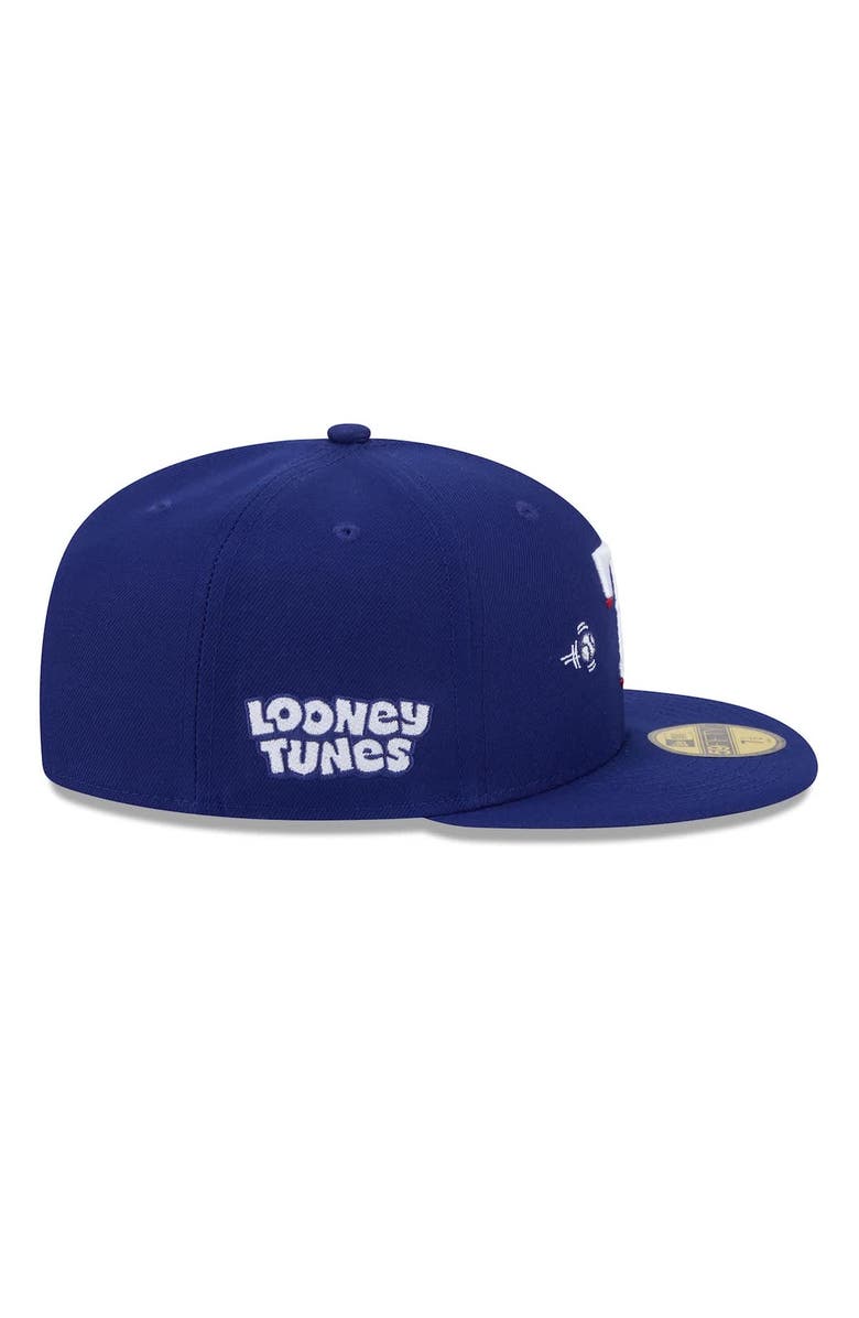 New Era Men's New Era Royal Texas Rangers Looney Tunes Bugs Bunny 59FIFTY Fitted Hat, Alternate, color, Dark Blue