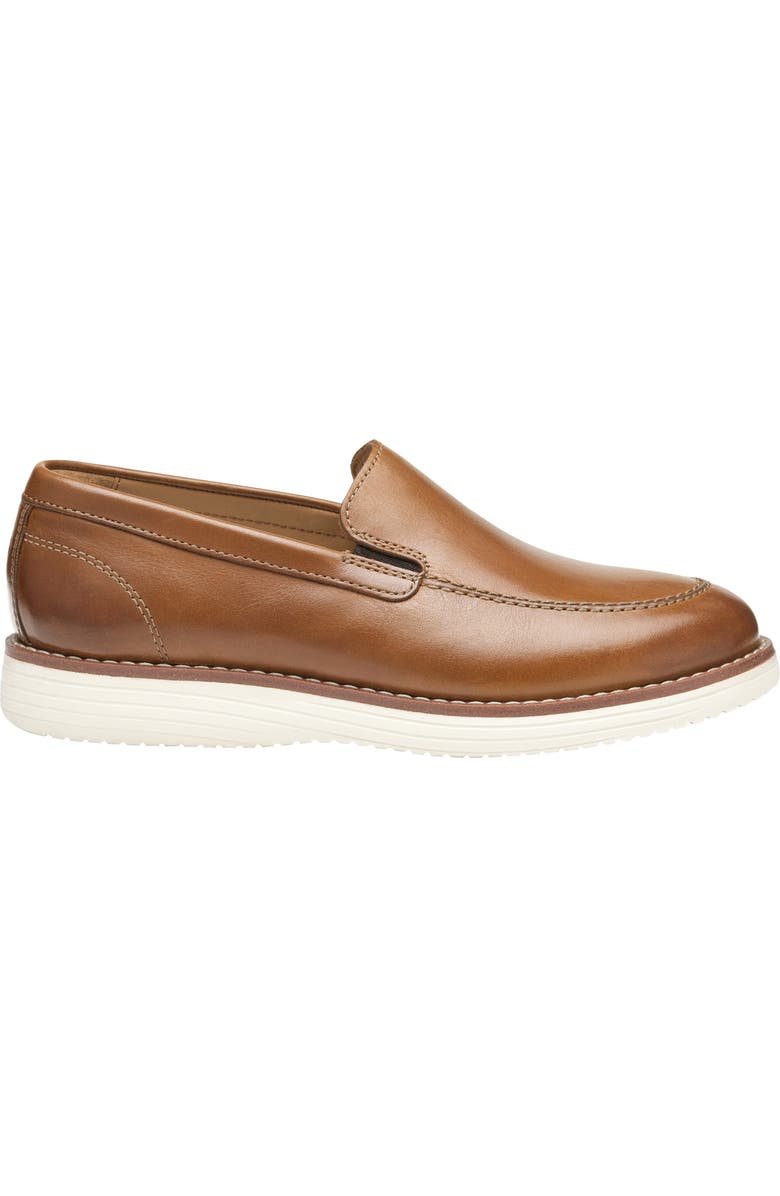 Johnston & Murphy Kids' Upton Venetian Loafer, Alternate, color, Tan Full Grain