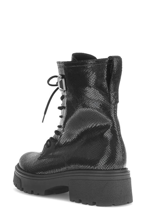 Gabor Chukka Lug Bootie In Black