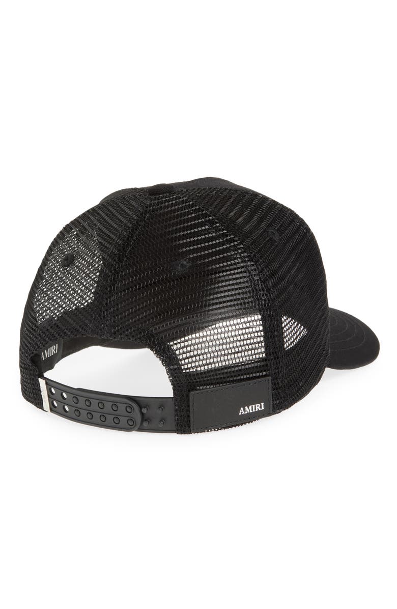AMIRI Club Amiri Embroidered Trucker Hat, Alternate, color,