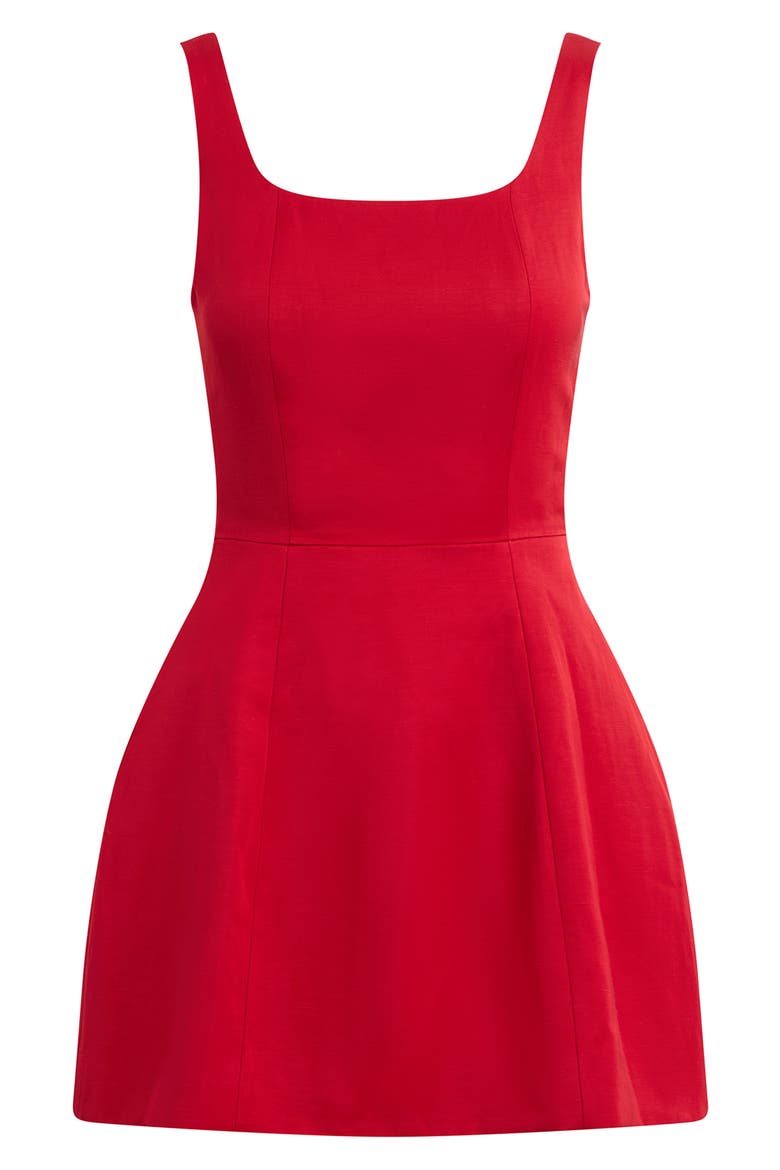 x 'Nobody Wants This' The Morgan Dress, Alternate, color, GARNET