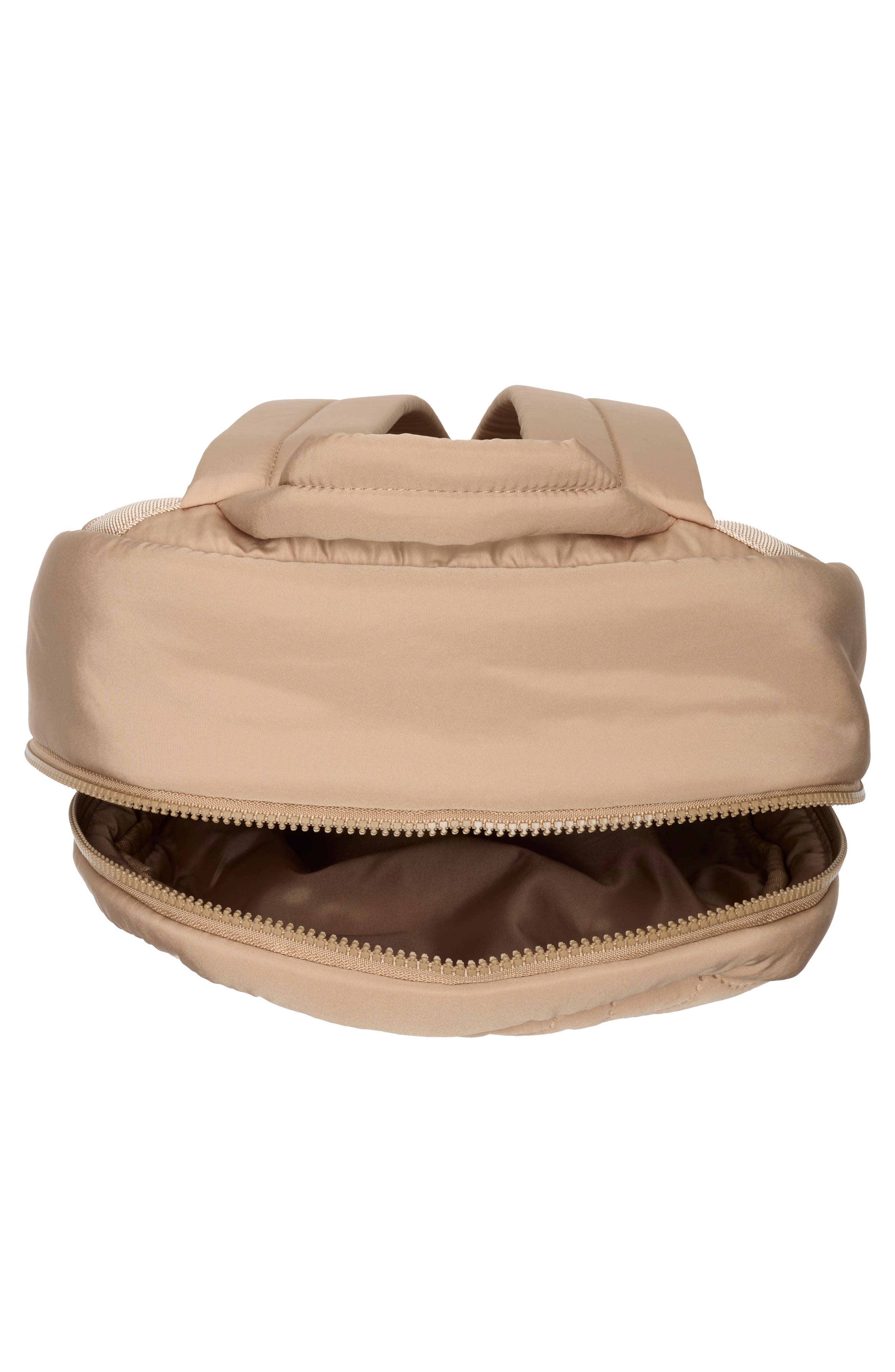 Minimal Floral Backpack, Alternate, color, BEIGE