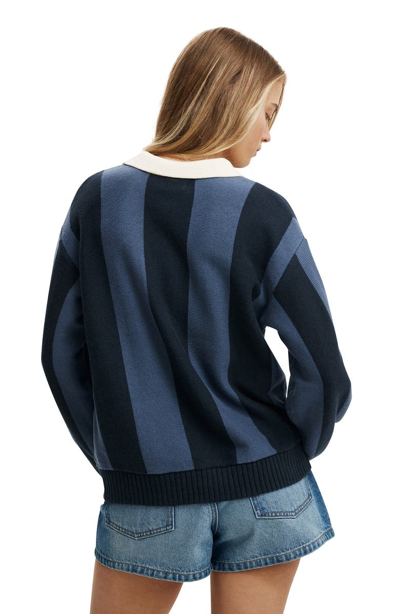 Cotton On Women's Cotton Long Sleeve Polo, Alternate, color, 