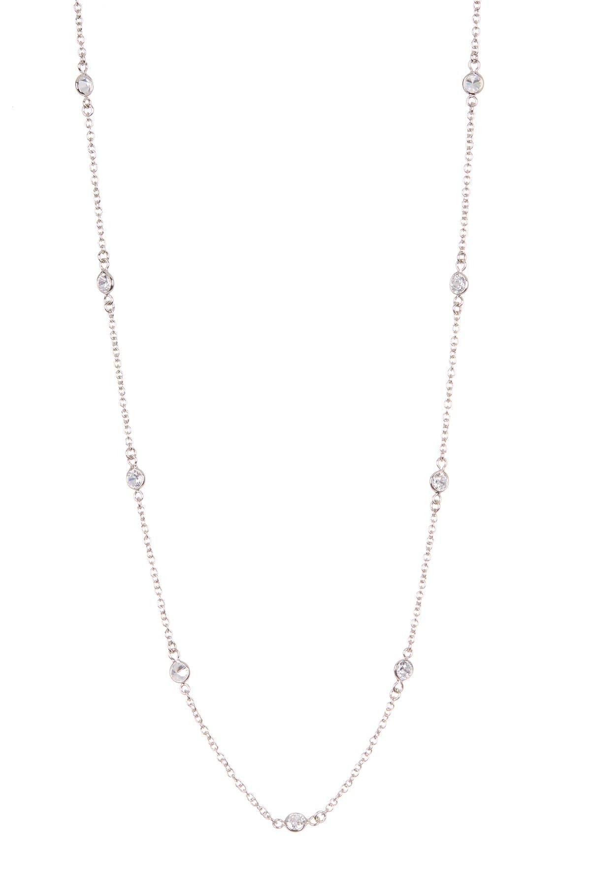 NORDSTROM RACK Endless CZ Station Necklace