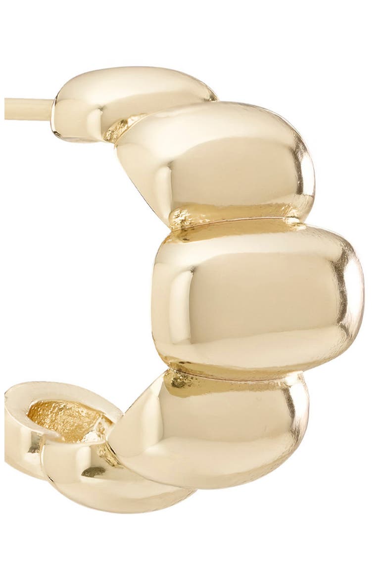 Graduated Oval Hoop Earrings, Alternate, color, GOLD
