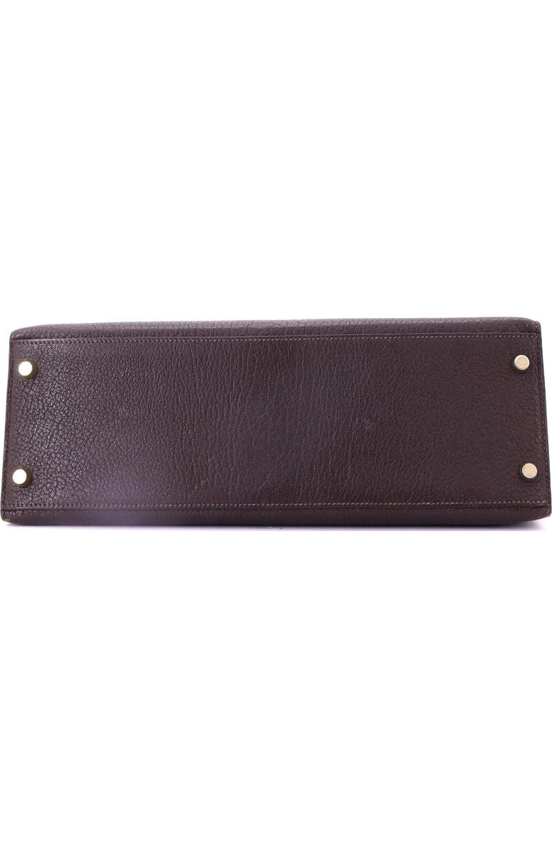 Pre-Owned Hermes Kelly Handbag Brown Chevre de Coromandel with Gold Hardware 32, Alternate, color,