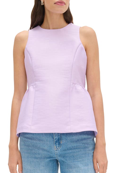 Solstice Sleeveless Peplum Top