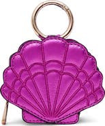 AIMEE Seashell Metallic Leather Bag Charm