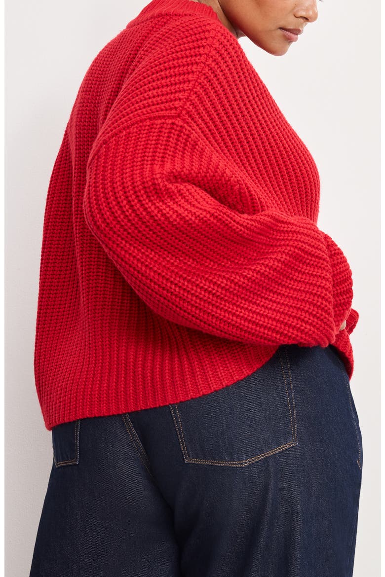 Chunky Mock Neck Sweater, Alternate, color, CHILI001