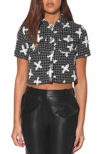 Walter Baker Deena Bow Tweed Jacket