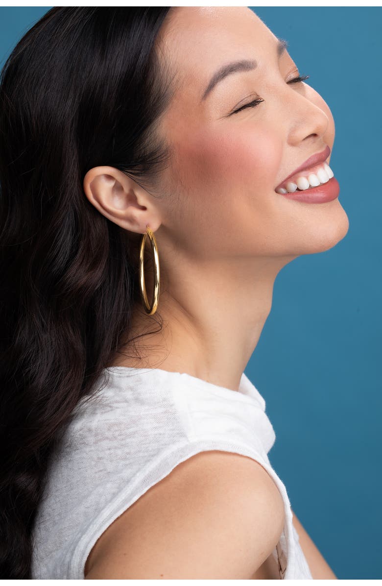 Bony Levy 14K Gold Hoop Earrings, Alternate, color, 14K Yellow Gold