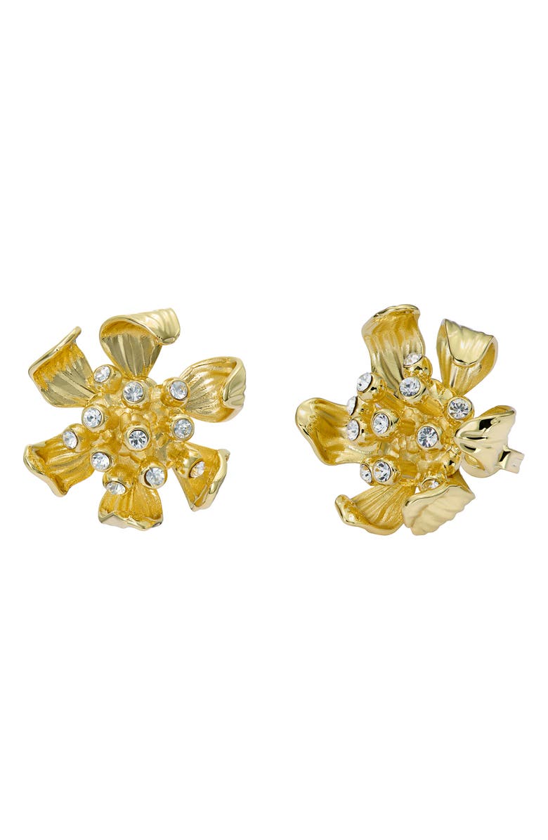 Ted Baker Futura Furled Flower Stud Earrings, Alternate, color, 