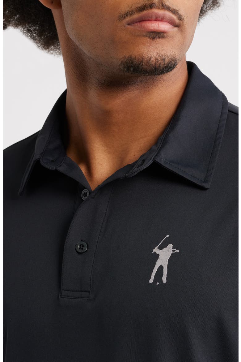 Signature Solid Golf Polo, Alternate, color, BLACK