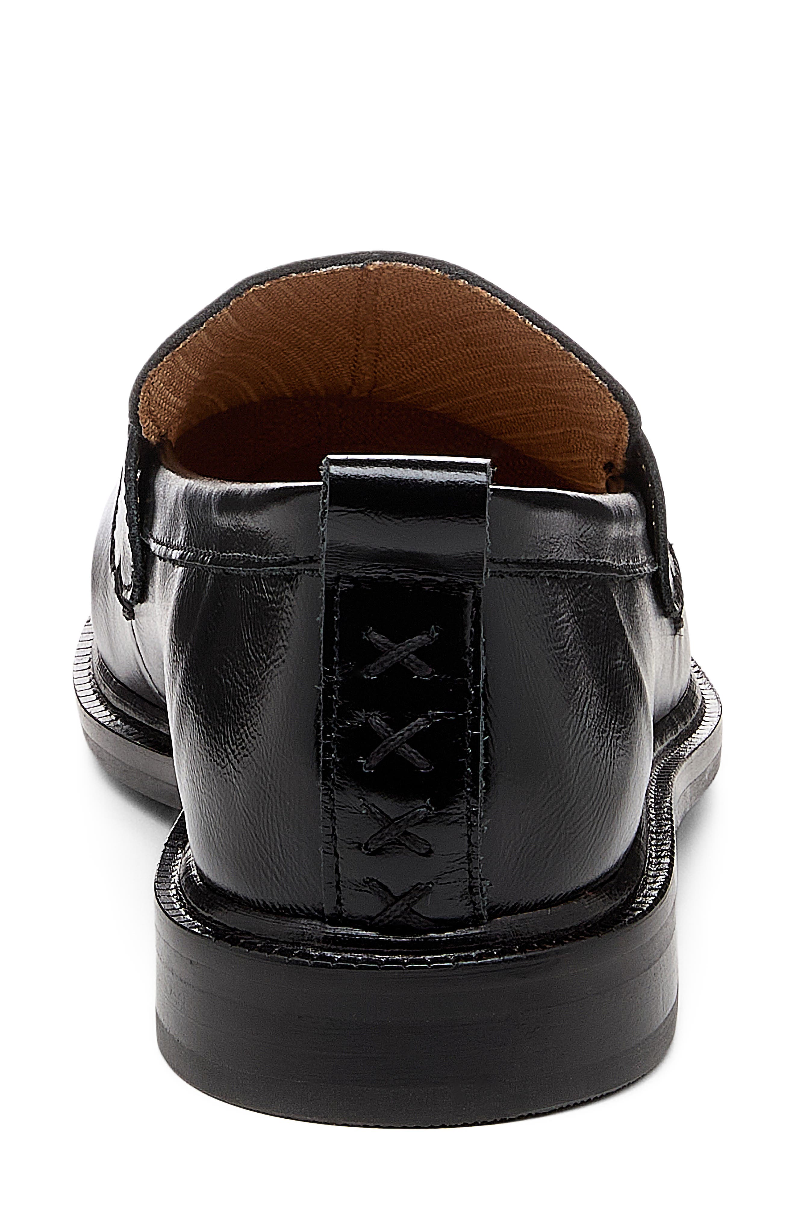 Lens Penny Loafer, Alternate, color, BLACK
