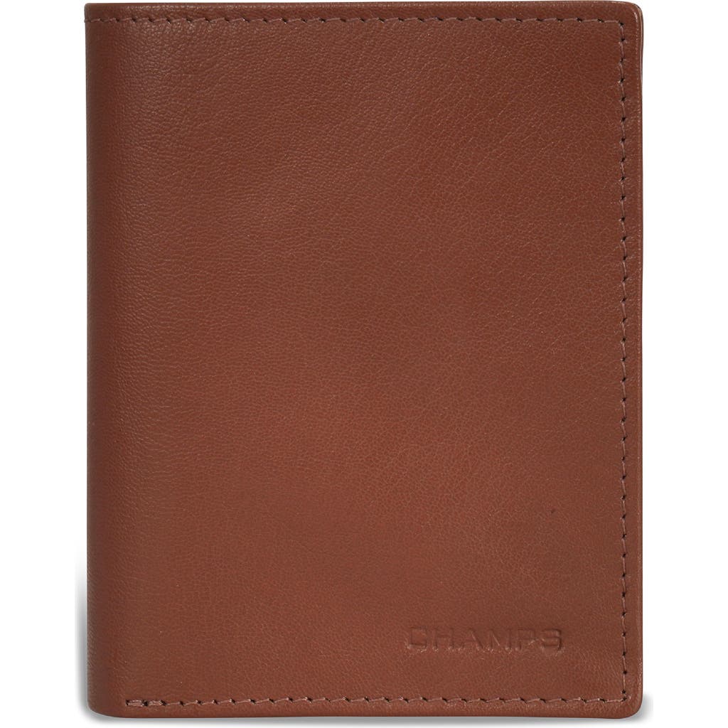 CHAMPS Vertical Bifold Wallet in Brown at Nordstrom Rack
