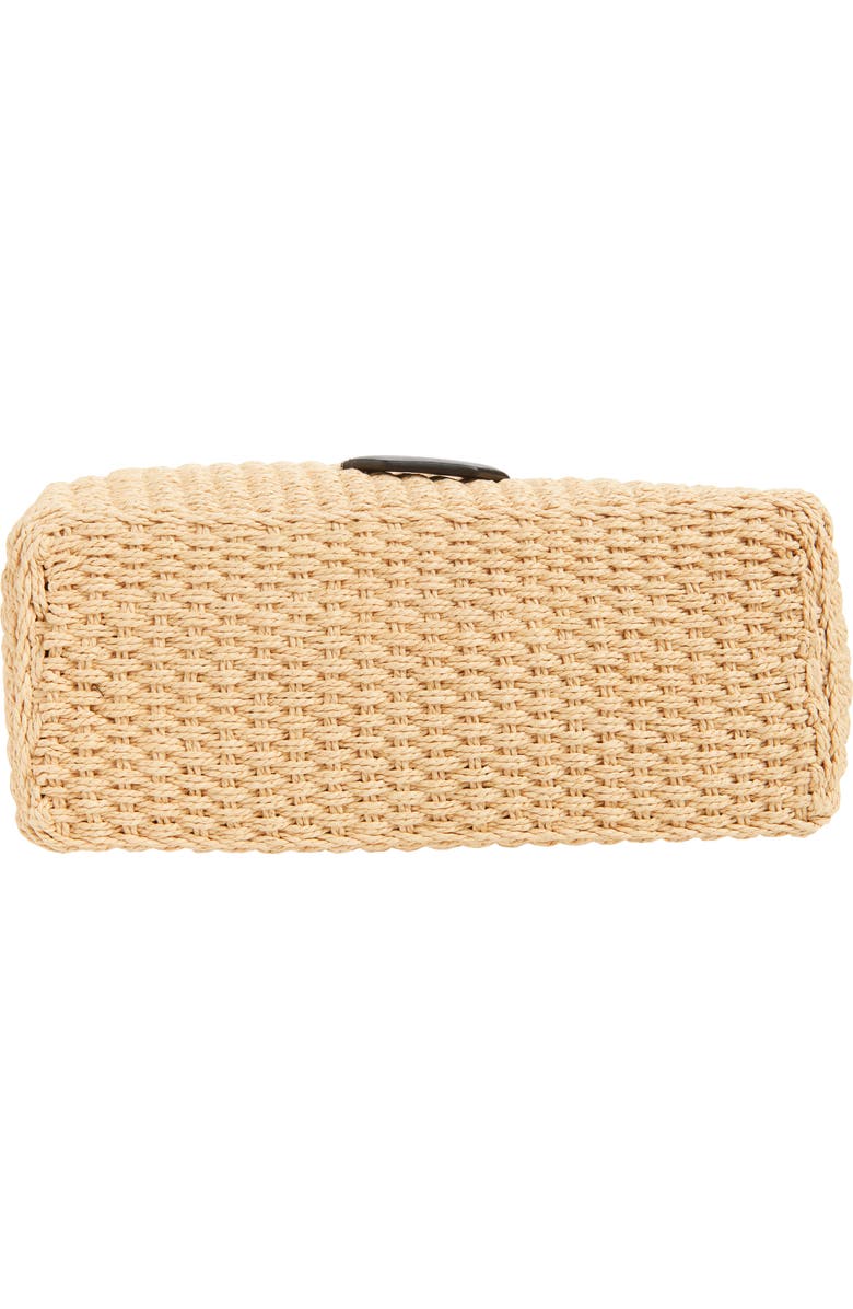 AllSaints Izzy Straw Tote, Alternate, color, Natural