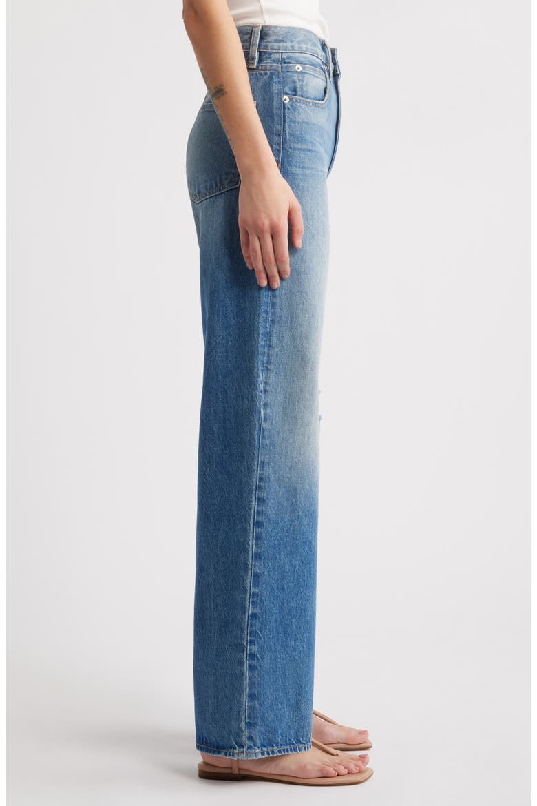 Grace High Waist Wide Leg Jeans, Alternate, color, HEAVY HITTER