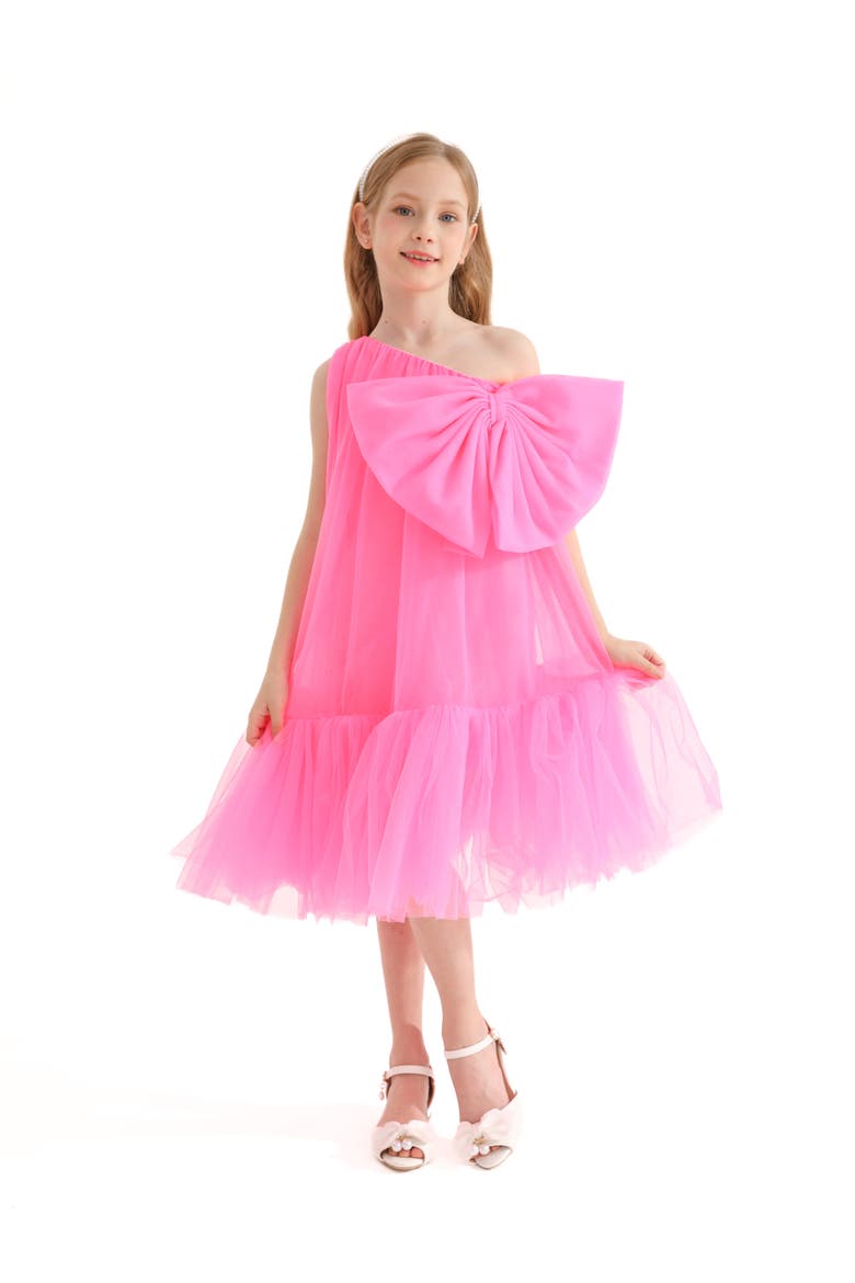 Maggi Dress, Main, color, Neon Pink