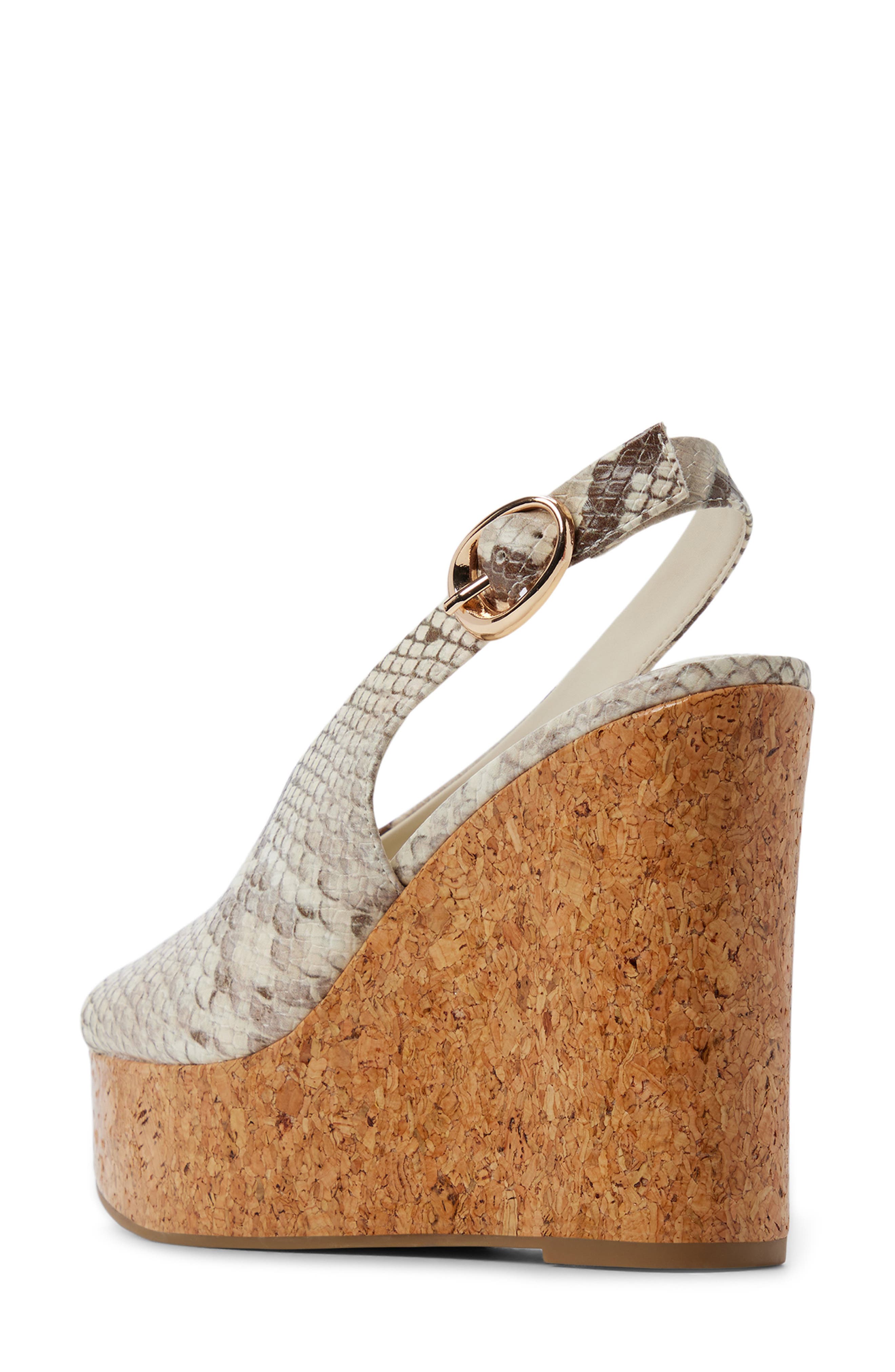 Tatianah Platform Wedge Sandal, Alternate, color, IVORY MULTI