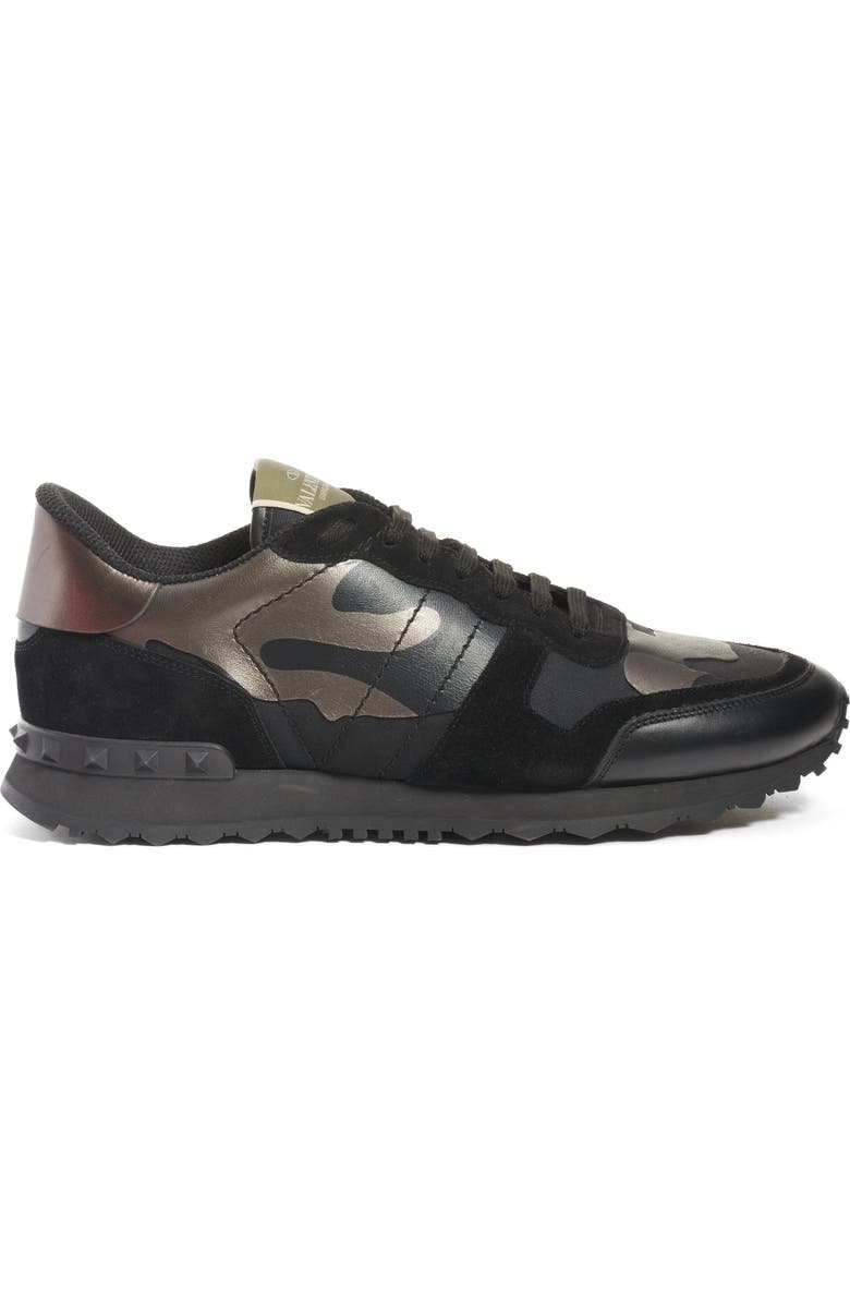 Valentino Garavani Camo Rockrunner Sneaker, Alternate, color,