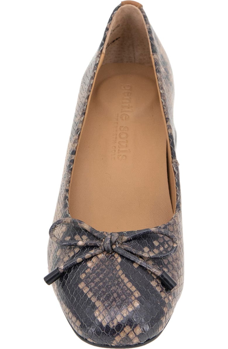 Gentle Souls Lancine Pump, Alternate, color, Brown Snake Leather