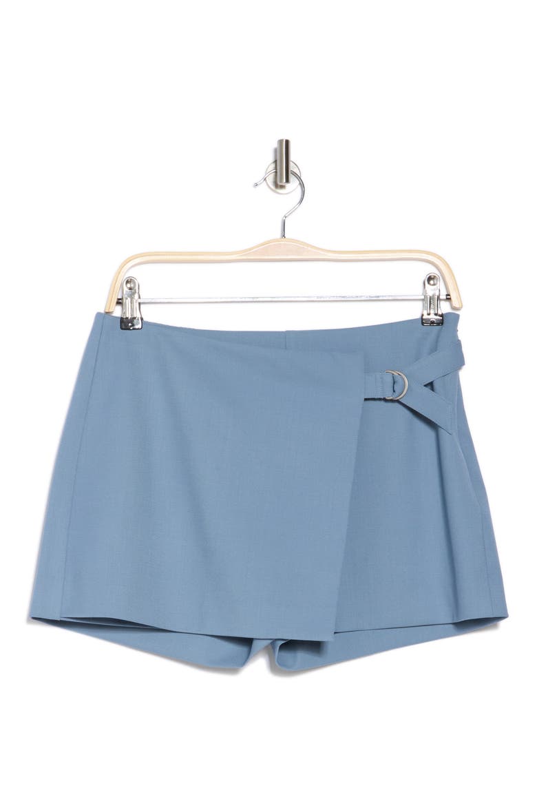 Sasha Wool Blend Twill Skort, Alternate, color, PRAIRIEBLU