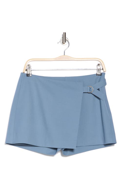 Rag & Bone Sasha Wool Blend Twill Skort In Prairieblu
