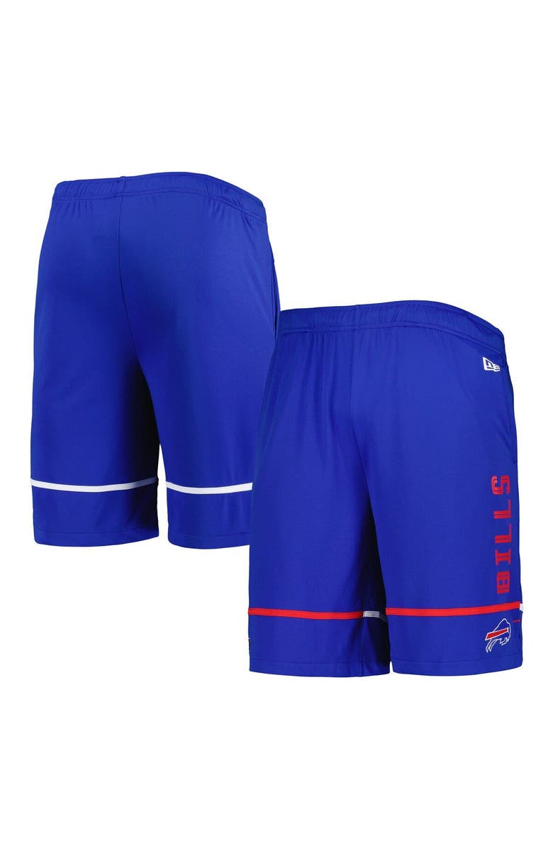 New Era Men's New Era Royal Buffalo Bills Combine Authentic Rusher Training Shorts, Main, color, Royal