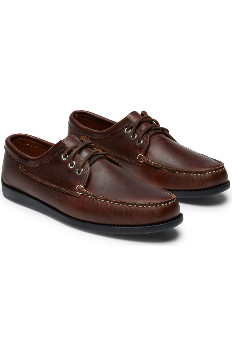 Quoddy Blucher Shoe, Alternate, color, Brown