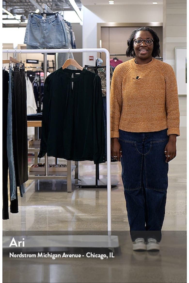 The Bethany Stretch Silk Blouse video