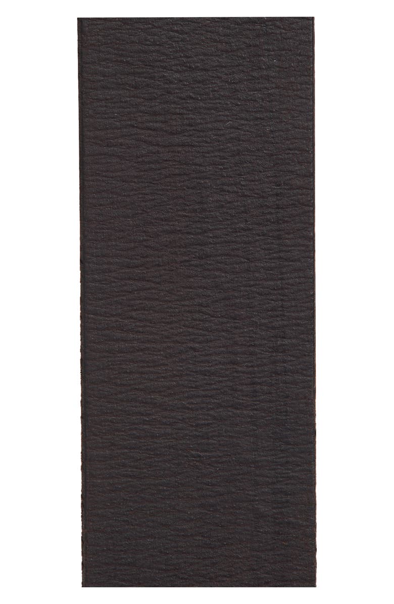 AllSaints Leather Belt, Alternate, color, Bitter Brown