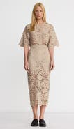 Smythe Lace Pencil Skirt
