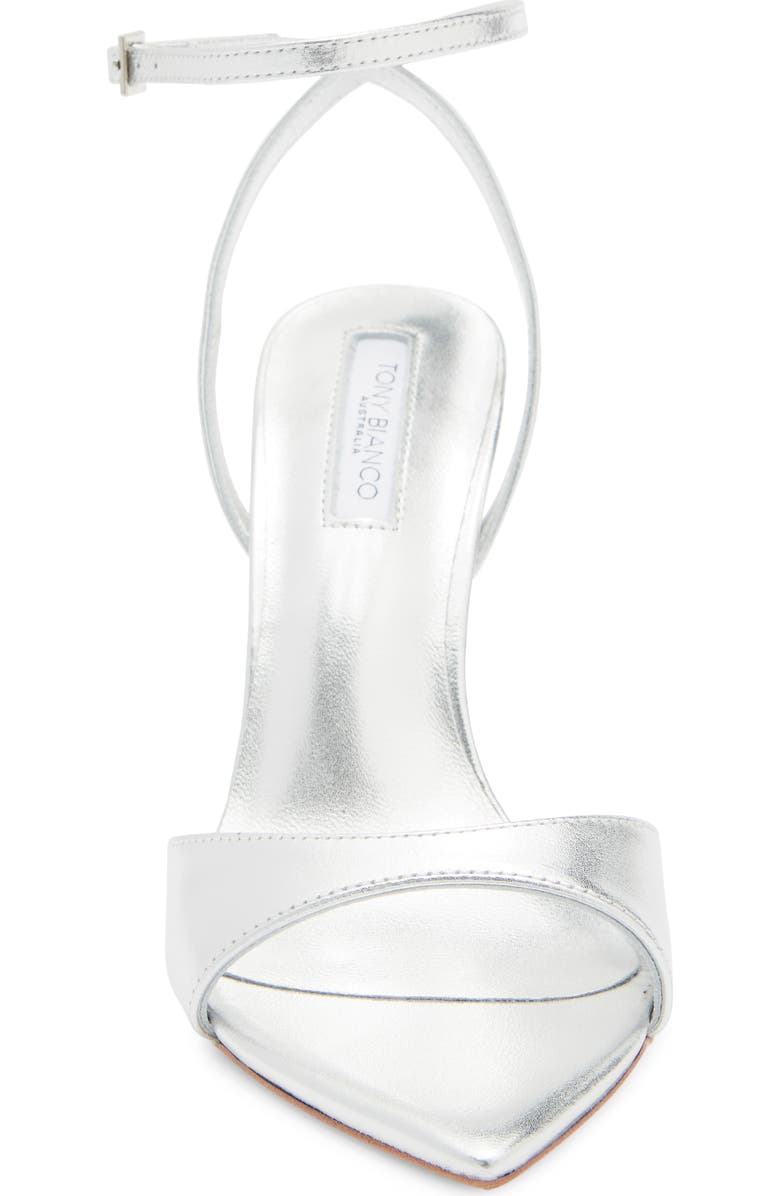 Tony Bianco Molly Loafer, Alternate, color, Silver Nappa Metallic