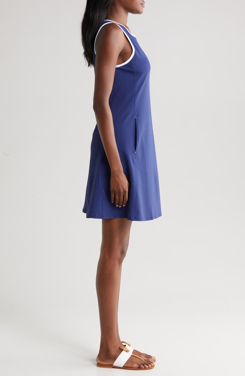 Tommy Bahama Aubrey Fit & Flare Dress, Alternate, color, Island Navy