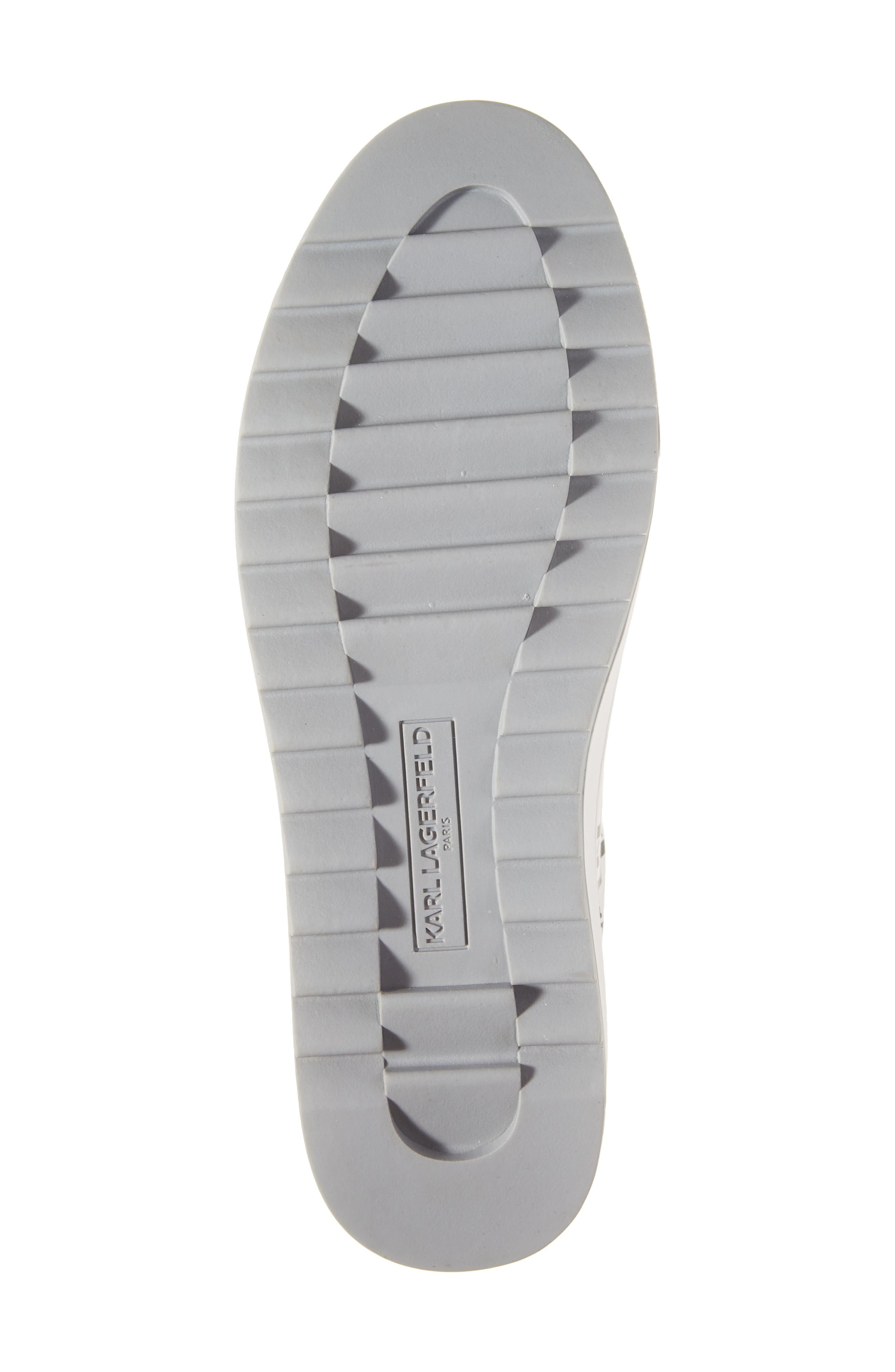 KARL LAGERFELD PARIS Logo Sawtooth Sneaker, Alternate, color, 