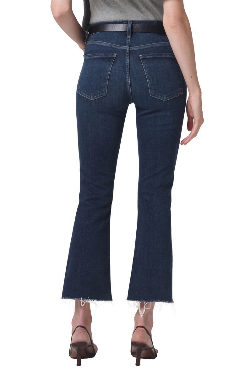 Citizens of Humanity Isola Crop Raw Hem Bootcut Jeans, Alternate, color,