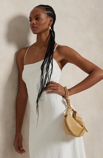 Polo Ralph Lauren Sleevleess Linen A-Line Dress | Nordstrom