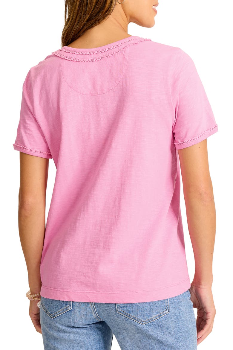 Scallop Trim Organic Cotton Top, Alternate, color, LILAC CHIFFON