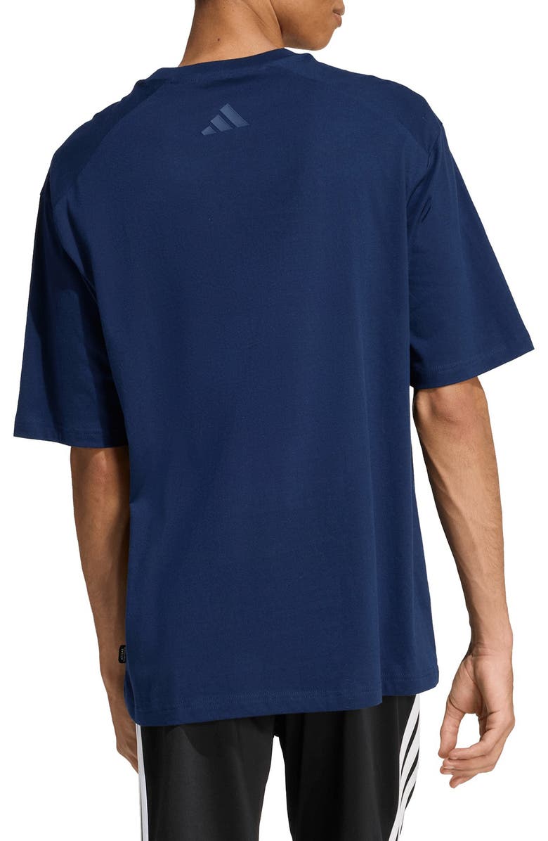 adidas Animal Pop Patch T-Shirt, Alternate, color, Night Indigo
