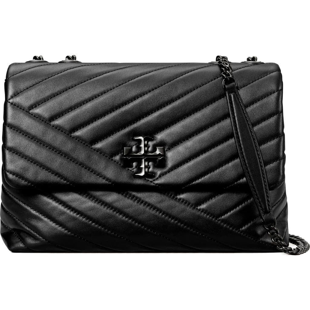 Tory Burch Kira Chevron Powder Coated Convertible Shoulder Bag In Multi
