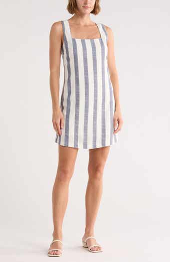 Stripe Sleeveless Minidress