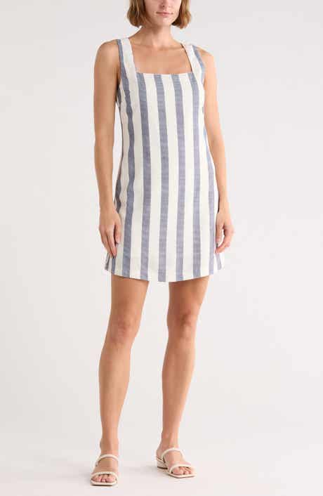 Stripe Sleeveless Minidress