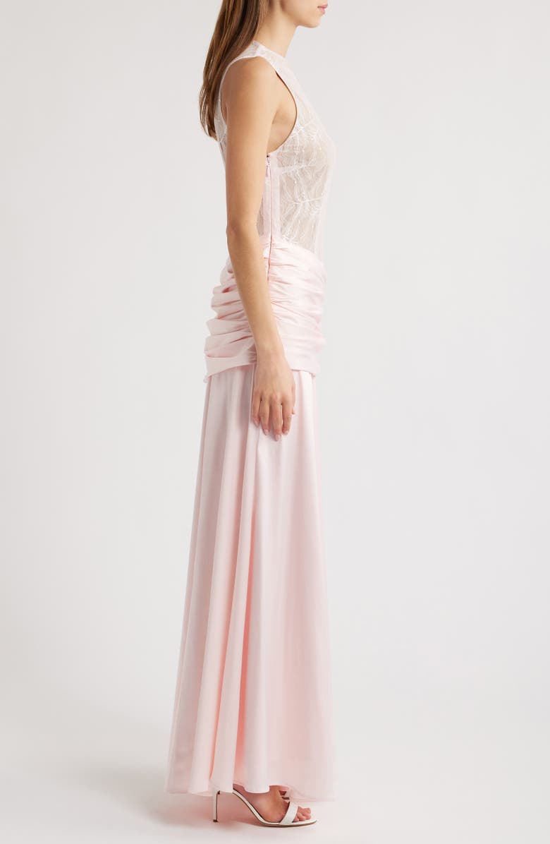 Dalia Mixed Media Gown